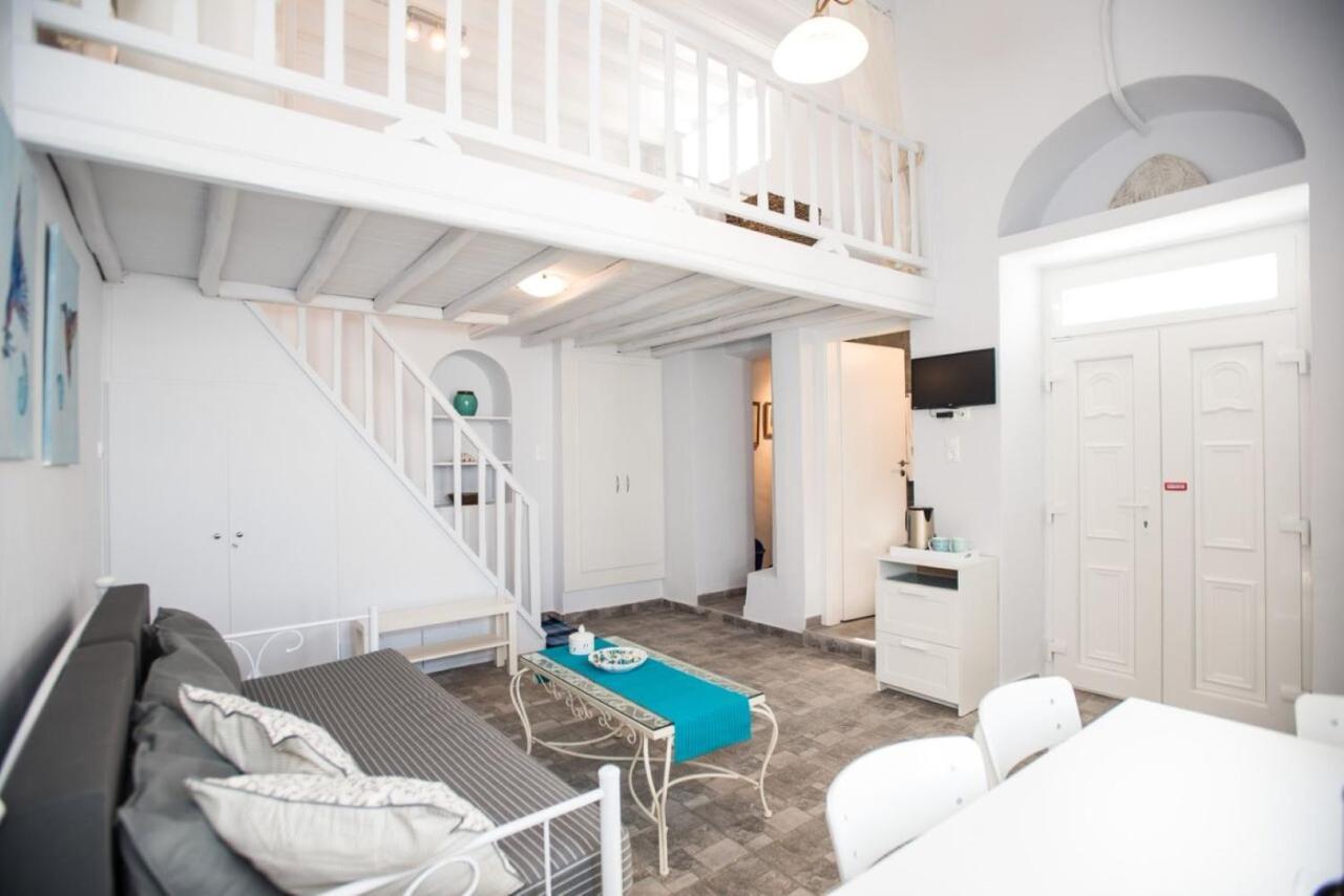 Traditional Split Level House In Mykonos Town Villa Exterior foto